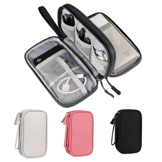 Estuche organizador de cables para viaje