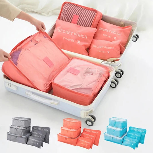 Set organizador de maleta – 6 piezas