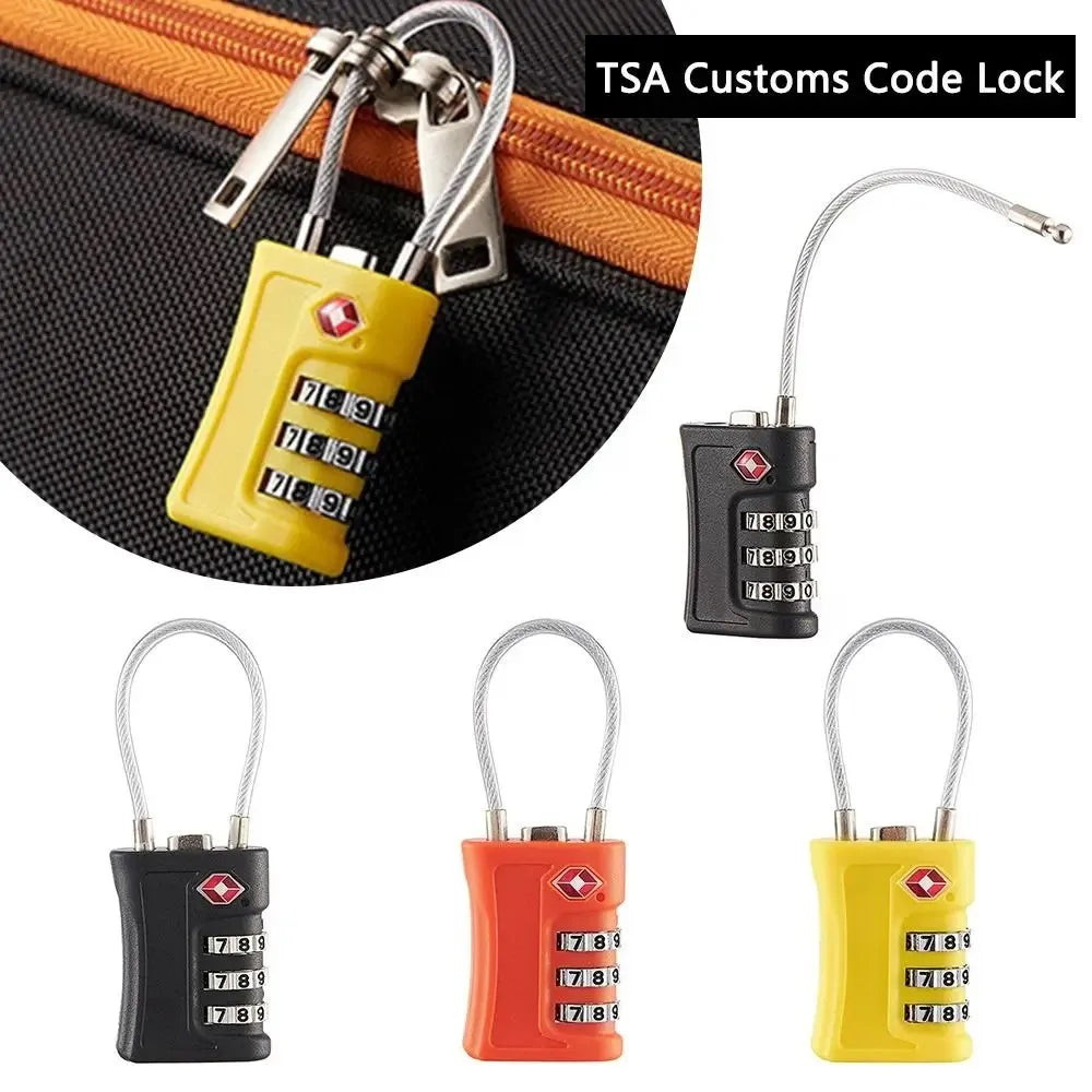 Candado TSA de Combinación de 3 Dígitos para Equipaje